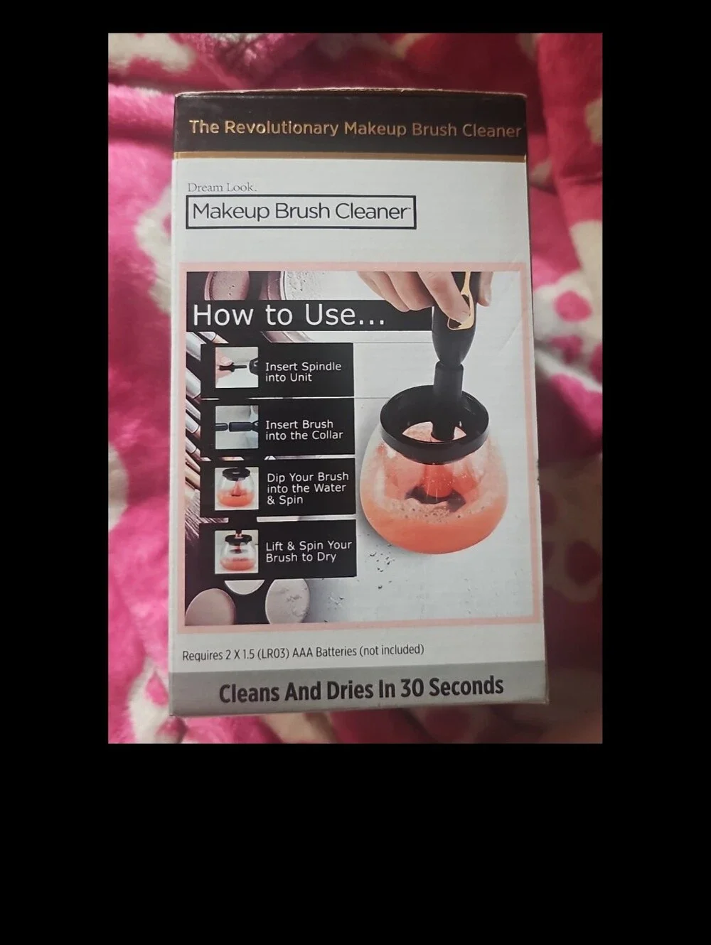 *OPEN BOX* DreamLook  Brush Cleaner MACHINE Open box but all items are inside